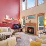 Living Room And Fireplace - 2519 144th PL SW, Lynnwood, WA