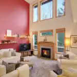 Living Room And Fireplace - 2519 144th PL SW, Lynnwood, WA