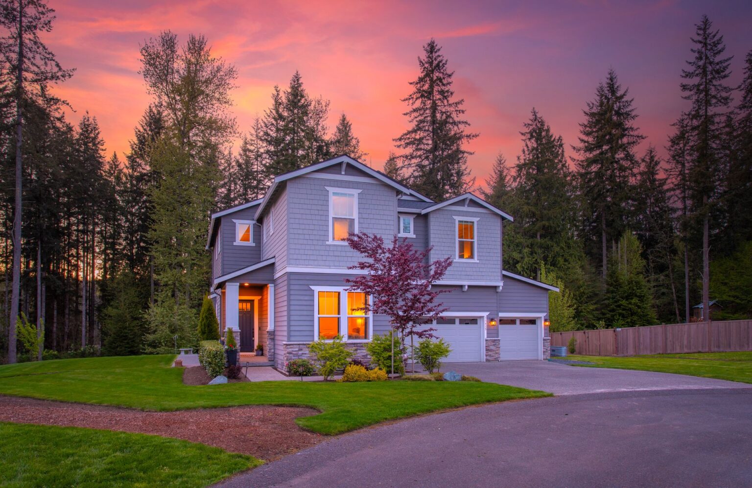 Impressive Craftsman Surrounded by Nature Lamb & Co.